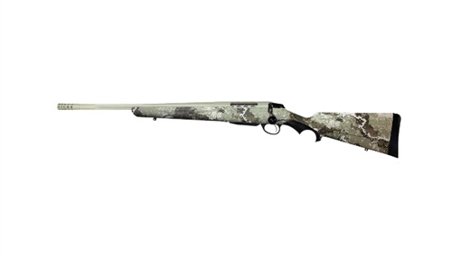 Picture of Tikka T3x Lite 300 Win Mag 3+1 24.30" Fluted/Threaded, Desert Verde Cerakote Barrel/Rec, Veil Alpine Synthetic Stock, Interchangeable Grip, Muzzle Brake Left Hand JRTXVA431R10