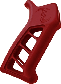 Picture of TIMBER CREEK OUTDOOR INC Enforcer AR Pistol Grip Red Anodized with Clear Cerakote Aluminum EARPGR
