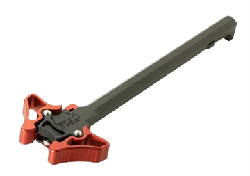 Picture of TIMBER CREEK OUTDOOR INC Enforcer Mini Ambidextrous Charging Handle AR-Platform Red Anodized Aluminum EMAMBICHR