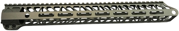 Picture of TIMBER CREEK OUTDOOR INC Enforcer Handguard AR-15 Flat Dark Earth Cerakote M-LOK Aluminum 15" ME15HGFDE