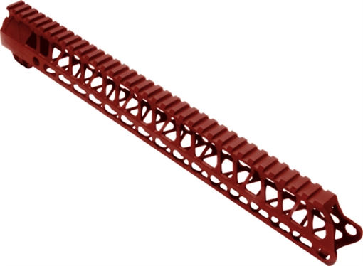 Picture of TIMBER CREEK OUTDOOR INC Enforcer Handguard AR-15 Red Anodized Aluminum 15" Picatinny/M-LOK ME15HGR