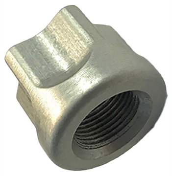 Picture of Timber Creek Outdoors Thread Protector Silver Billet Aluminum 1/2-28 1/228TPS