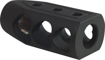 Picture of Timber Creek Outdoors Muzzle Brake Black Cerakote with 49/64-20 tpi Threads for 50 Beowulf AR-Platform 50BEOHBBLC