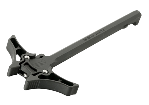 Picture of Timber Creek Outdoors Enforcer Charging Handle AR-10 Black Billet Aluminum Ambidextrous Hand AR10AMBICHBL