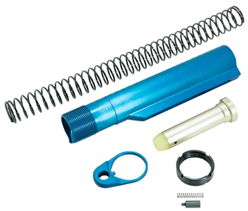 Picture of Timber Creek Outdoors Buffer Tube Kit Blue Anodized for AR-15 ARBTKB