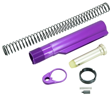 Picture of Timber Creek Outdoors Buffer Tube Kit Purple Anodized for AR-15 ARBTKPPA