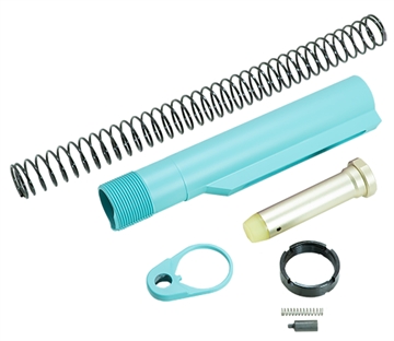 Picture of Timber Creek Outdoors Buffer Tube Kit Robin's Egg Blue for AR-15 ARBTKRE