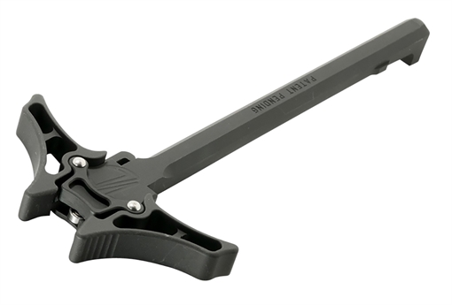 Picture of Timber Creek Outdoors Enforcer Ambidextrous Charging Handle Stealth Tungsten Hardcoat Anodized Aluminum Ambidextrous Hand EAMBICHT