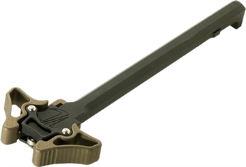 Picture of Timber Creek Outdoors Mini Enforcer Charging Handle Burnt Bronze Billet Aluminum Ambidextrous Hand EMAMBICHBB
