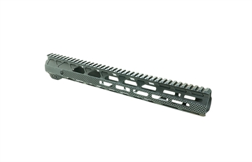 Picture of Timber Creek Outdoors Greyman Aluminum 15" M-LOK Handguard for AR-15 G15HGBL