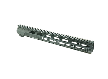 Picture of Timber Creek Outdoors G15HGU Greyman Aluminum 10" M-LOK Handguard for AR-15 G10HGBL