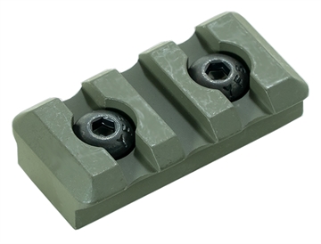 Picture of Timber Creek Outdoors M-LOK 3 Slot Picatinny Rail OD Green Aluminum Fits AR-Platform M3SPROD