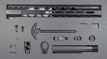 Picture of Timber Creek Outdoors Greyman Complete Build Kit AR-15 Rifle Black TCGKBL