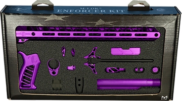 Picture of Timber Creek Outdoors Enforcer Complete Build Kit Purple Anodized for AR-15 TCOEKPPA