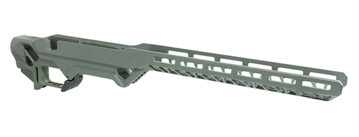 Picture of Timber Creek Outdoors Enforcer Rifle Chassis OD Green Aluminum SA Rem700 Action Right ERCR7SAOD