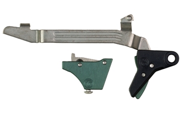 Picture of Timney Triggers Alpha Competition Trigger, Anodized Finish, Green, Fits Large Frame Gen 3 & Gen 4 - 20, 21, 29, 30, 40 and 41 GREEN ALPHA GLOCK 3-4-LARGE-