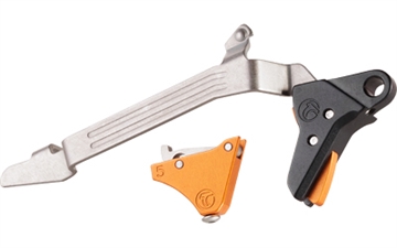 Picture of Timney Triggers Alpha Competition Trigger, Anodized Finish, Orange, Fits Glock Gen 5 20/21/29/30/40/41 ange Alpha Glock 5-Large-Or