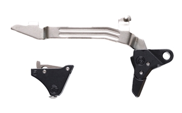 Picture of Timney Triggers Alpha Competition Trigger, Pivoting Safety Shoe, Anodized Finish, Black, Fits Glock Gen 5 20/21/29/30/40/41 rge-Black Alpha Glock Pivot 5-La