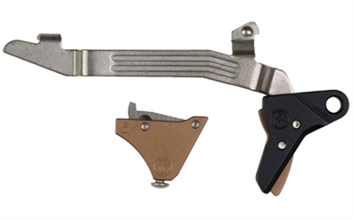 Picture of Timney Triggers ALPHAGLOCK5 Alpha Competition 9mm Luger/40 S&W/22 LR, Bronze Straight Trigger, Compatible w/Glock Gen5 & Glock 44 ALPHAGLOCK5BRNZE