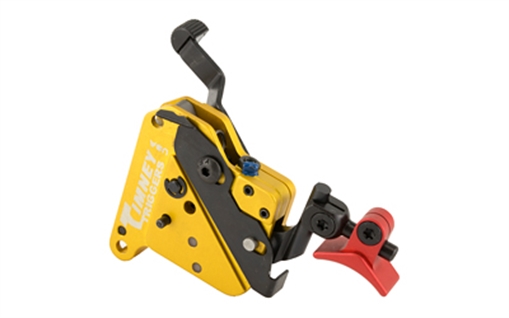 Picture of Timney Triggers Remington 700 Calvin Elite Trigger, With Safety, Adjustable Trigger Shoe, Red Finish, Adjustable Trigger Pull 8oz-2lbs 520CE-A 520CEA