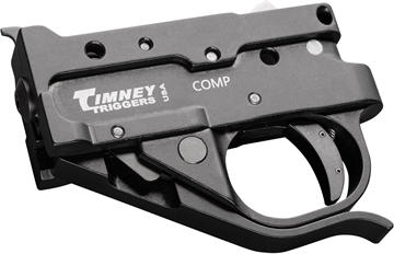 Picture of Timney Triggers 10221CCOMP Replacement Trigger  Compact Black/Black Drop-In Fits Ruger 10/22
