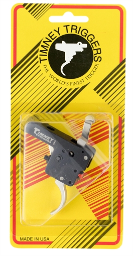 Picture of Timney Triggers Featherweight Deluxe Curved Trigger with 3 lbs Draw Weight & Black/Nickel Finish for Howa 1500 60916