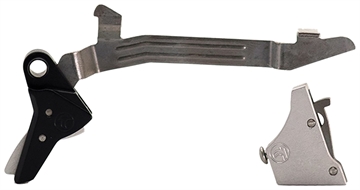 Picture of Timney Triggers Alpha Competition Trigger, Anodized Finish, Silver, Fits Large Frame Gen 3 & Gen 4 - 20, 21, 29, 30, 40 and 41 ALPHA GLOCK 3-4-LARGE-SILVER ALPHAGLOCK34LRGSILVR