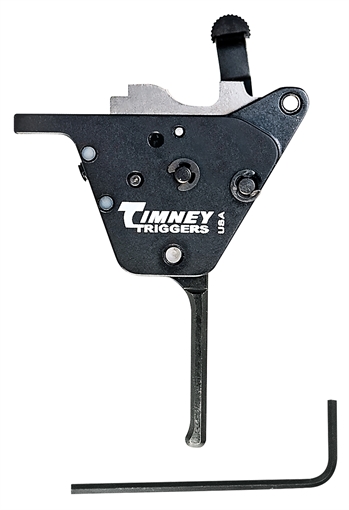 Picture of Timney Triggers CZ457ST Replacement Trigger Straight Trigger with .10-2 lbs Draw Weight & Black Oxide Finish for CZ 457 CZ457-ST