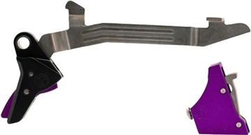 Picture of Timney Triggers Alpha Competition Trigger, Anodized Finish, Purple, Fits Gen 3 & Gen 4 - G17, G19, G22, G23, G34 LE ALPHA GLOCK 3-4 - PURP
