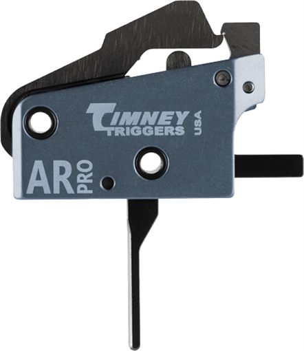 Picture of Timney Triggers AR PRO, 2 Stage, Drop In Trigger, Fits Milspec AR15, Anodized 6061 Aluminum Housing, Black Oxide Finish on Trigger Shoe AR PRO ARPRO