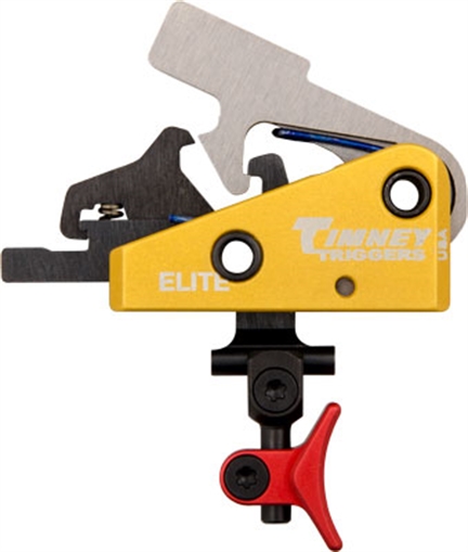 Picture of Timney Triggers Calvin Elite 1.50-2 lbs Draw Weight & Black/Gold Finish for AR-Platform 660CE
