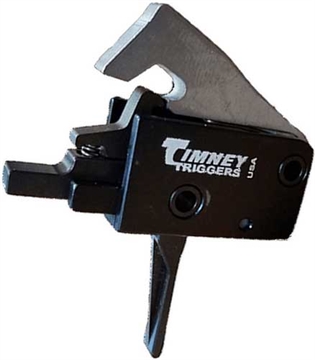 Picture of Timney Triggers PCC Trigger Single-Stage Straight Trigger with 2.50-3 lbs Draw Weight & Black/Gold Finish for AR-Platform 681ST