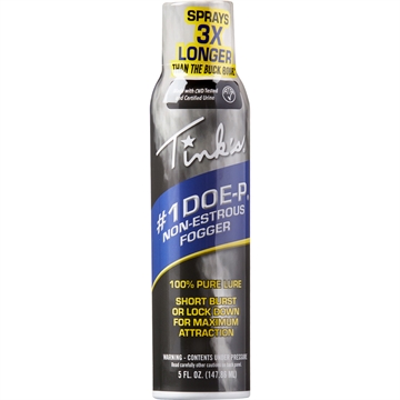 Picture of Tinks #1 Doe-P Non-Estrous Fogger Deer Attractant Doe Urine Scent 5 oz Aerosol W5501