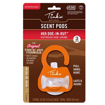 Picture of TINK'S #69 DOE IN RUT SCENT PODS 3PK 6354