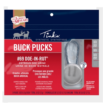 Picture of TINK'S #69 SYNTHETIC BUCK PUCKS 3PK W5280BL