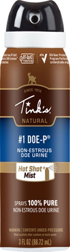 Picture of TINK'S DEER LURE #1 DOE-P NON ESTRUS HOT SHOT MIST 3OZ. AERO W5312