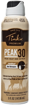 Picture of Tinks Peak30 Hot Shot Deer Doe In Estrus Scent Gel 5 oz Gel Stream W6264