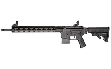 Picture of Tippmann Arms Company M4-22 Elite Bug Out Hunter, Semi-automatic Rifle, AR, 22 LR, 18" Threaded Barrel, Threaded 1/2x28, Matte Finish, Black, M-LOK Handguard, Front/Rear Flip Sights, Side Folding Collapsible Stock, 10 Rounds, 1 Magazine A101209