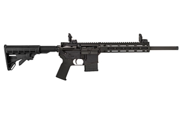 Picture of Tippmann Arms Company M4-22 LTE Compliant, Semi-automatic Rifle, AR, 22 LR, 16" Barrel, Matte Finish, Black, Composite Free Float Handguard, Front/Rear Flip Sights, M4 Collapsible Stock, 10 Rounds, 1 Magazine A101333