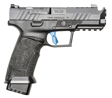 Picture of Tisas 10100567 PX-9 Duty Comp 2.0 9mm Luger 20+1 4.11" Black Compensated Barrel, Black Optic Ready/Ported/Serrated Slide, Black Polymer Frame w/Picatinny Rail, Black Polymer Grip, RMR Footprint