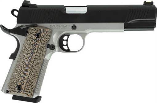 Picture of Tisas 1911 D10 10MM 8Rd Magazine 5'' Barrel Stainless Steel Frame Fiber Optic Sight 10100803