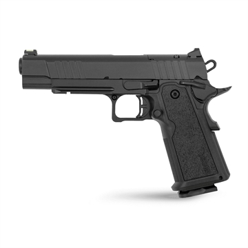 Picture of Tisas 1911 Duty 9 DS Handgun 9mm Luger 18rd Magazines(2) 5" Barrel Titanium Firing Pin Black w/Rail 12500017