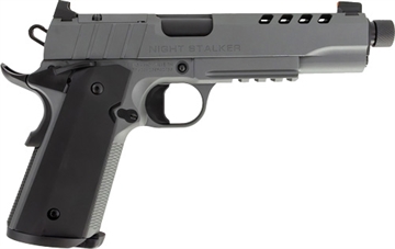 Picture of Tisas 1911 Night Stalker SF Handgun 9mm Luger 9rd Magazine(2) 5" Threaded Barrel Grey Cerakote Finish 10100557