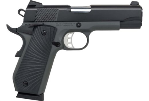 Picture of Tisas USA Duty BR8 Double Stack, Single Action Only, Semi-automatic, Steel Frame Pistol, Full Size, 9MM, 5" Bull Barrel, Cerakote Finish, Black, Rail, Fiber Optic Front and Low Profile Combat Rear Sights, 17 Rounds, 2 Magazines 12500017