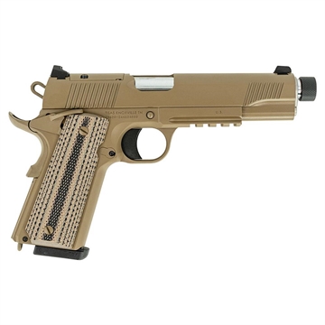 Picture of Tisas 1911 B45RGD TH Raider Handgun .45 ACP 8rd Magazines(2) 5.5" Threaded Barrel FDE Cerakote 10100565