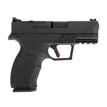 Picture of Tisas USA PX-9 Carry, Striker Fired, Semi-automatic, Compact, Polymer Frame Pistol, 9MM, 3.5" Barrel, QPQ Finish, Black, Optic Ready, 15 Rounds, 2 Magazines 15000302