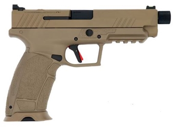 Picture of Tisas PX-9 Gen 3 Tactical Semi Auto Pistol 9mm Handgun 18rd & 20rd Magazines 5.1" Threaded Barrel FDE 15000204