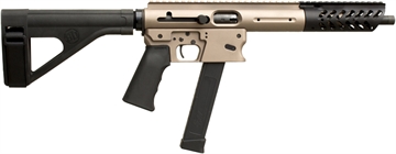 Picture of TNW FIREARMS INC AERO SURVIVAL PISTOL 10MM 10.25" TB 30RD BRACE DRK EARTH ASRPXPKG0010BKTNBRHG