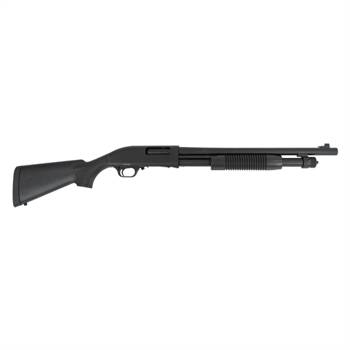 Picture of Tokarev USA TX3 Hammer Full Size 12 Gauge Pump 3" 5+1 18.50" Black Chromate Cylinder Bore Barrel, Black Anodized Drilled & Tapped Receiver, Fixed Black Synthetic Stock 21000412