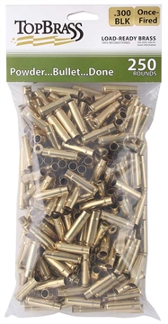 Picture of Top Brass Unprimed Remanufactured Rifle Brass .300 Blackout Bagged Grade A+ 250/ct 8B300BLKMY-250 8B300BLKMY250